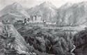 disegno d'epoca di Castel Thun